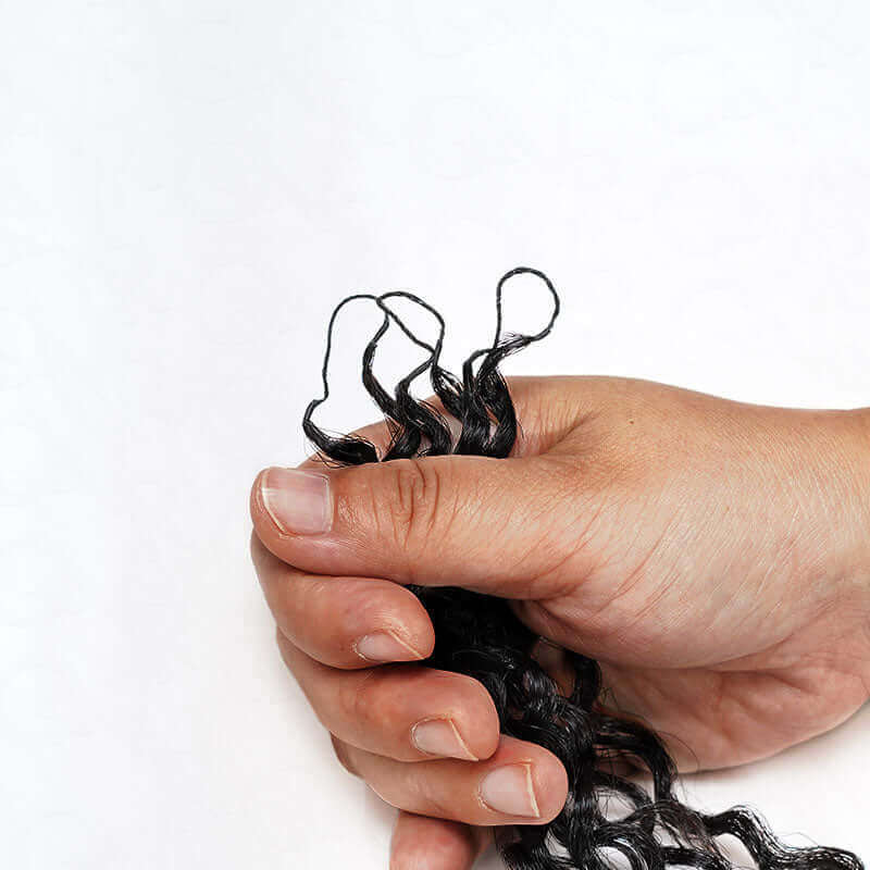 Member Sale| QVR Burmese Curly Crochet Hair Natural Black