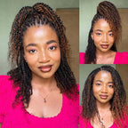 Member Sale | QVR Ombre Brown #T1B/30 Afro kinky Bulk Human Hair