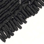 QVR Deep Wave Feather Crochet Human Hair with Sprial Ends Machine Made Crochet Weave Hair Extensions