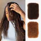 QVR #1B+#4 Two Colors Afro Kinky Bulk Human Hair For Braiding DreadLock